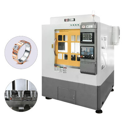 G5-240 Vier-Stationen-Fünf-Achsen-Maschine CNC-Gravur-Markierungsmaschine CNC-Goldschmuck 5-Achsen-CNC-Fräsmaschine